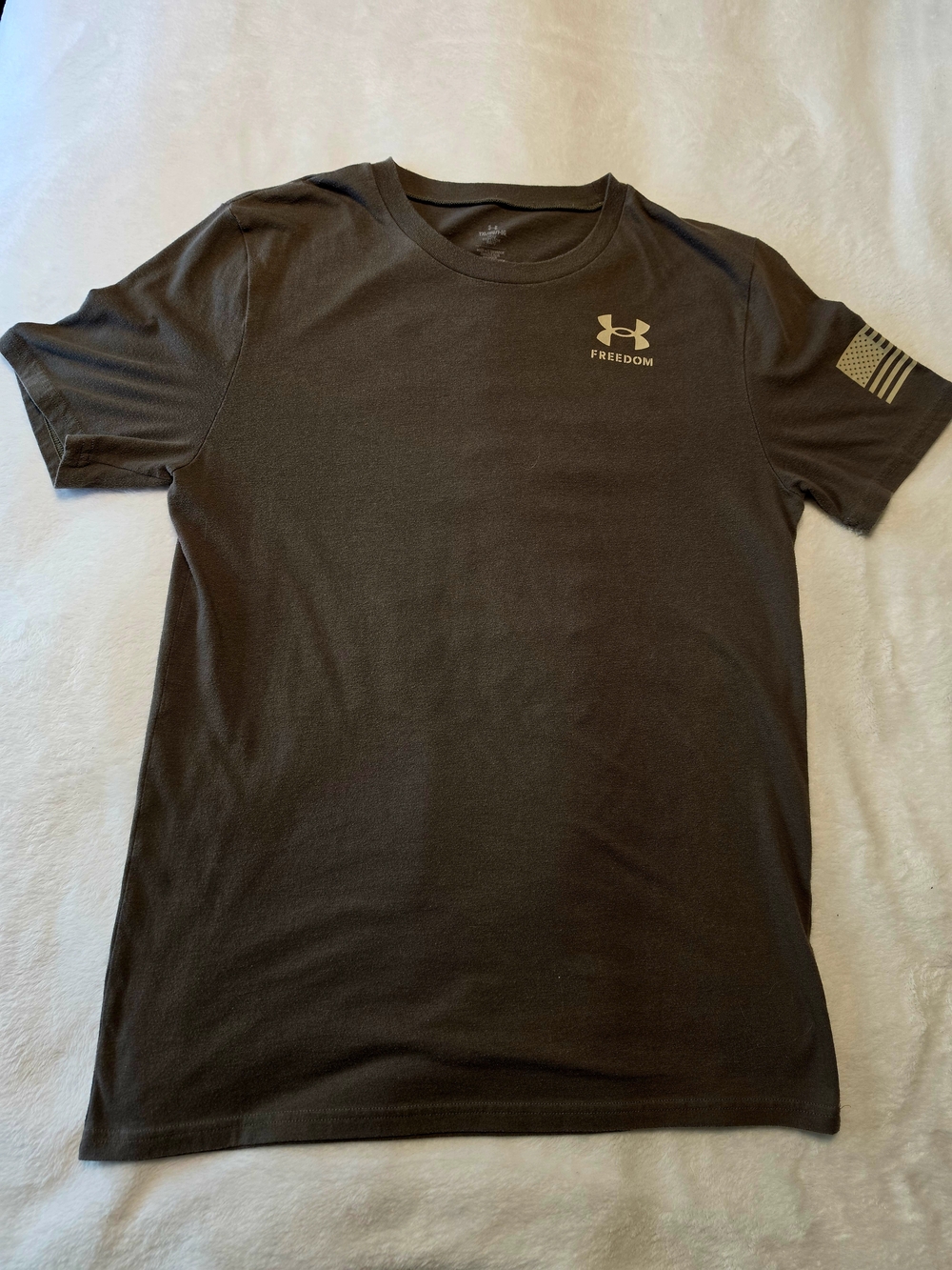 Under Armour Freedom Boy's Short-Sleeve T-Shirt - Olive